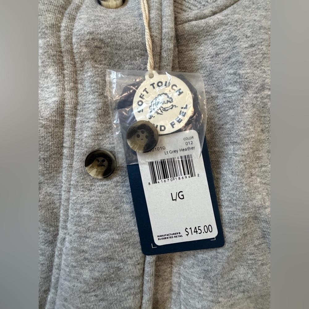 NWT: Surfside Supply Men’s Cardigan Sweater Jacket, Size Large - Picture 3 of 7